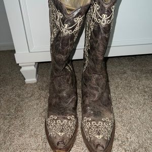 Womens Embroidered Cowboy Boots